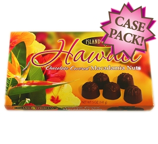 Hawaii Floral Chocolate Covered Macadamia Nuts