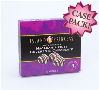 Kahakea Milk Chocolate Covered Macadamia Nuts with White Drizzle Gift Box