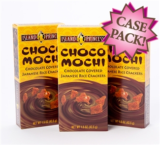 Choco Mochi Chocolate Covered Rice Crackers 1.5 oz box