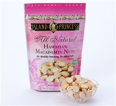 All Natural No Salt Added Macadamia Nuts resealable Bags