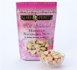 All Natural No Salt Added Macadamia Nuts resealable Bags
