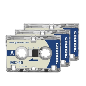 Grundig MC-45 Micro cassette (3 Pack)