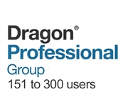 Dragon Professional Group 15 Volume License 151 - 300  Users