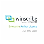 Nuance Winscribe Enterprise Author License (301-500 Users)