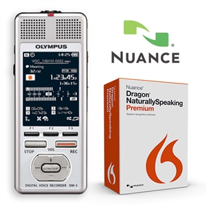 Olympus DM-3 with Dragon NaturallySpeaking 13 Premium