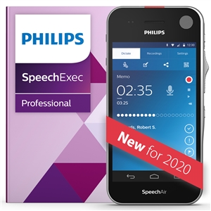 Philips PSE2200 SpeechAir Smart Voice Recorder with Speech Recognition