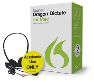 Dragon Dictate for Mac 4 Student/Teacher Edition , 780420128002, S601A-F02-4.0