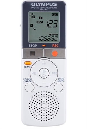 Olympus VN-7800 (4GB) Digital Voice Recorder non PC model inc. Batteries and Case