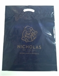 Navy Plastic Tote Bag