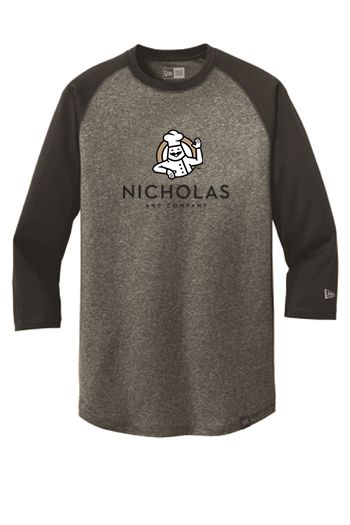 New Era Men's 3/4-Sleeve Baseball Raglan Tee