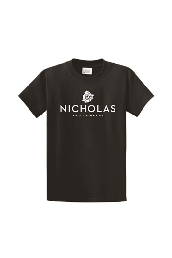 Unisex Nicholas Logo S/S 50/50 Tee