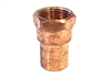 Female Adapter, Copper, 3/4" sweat x 3/4" FIP fittings