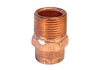 Male Adapter, Copper, 1" sweat x 1" MPT fittings