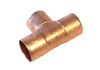 Tee, Copper Pipe, 3/4" x 3/4" x 3/4" sweat fittings