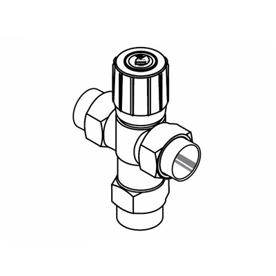 Radiant Mixing Valve, 1" NPT fittings