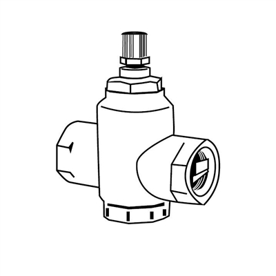 Flow Check Valve, 1" threaded