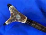 Stag Antler  Thumbstick with Antique Celtic Knot