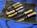 Antler Handled Steak Knives ( Wrap )
