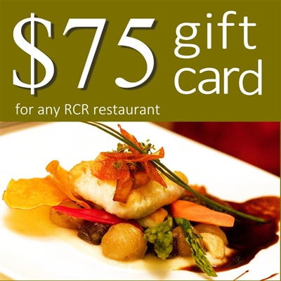 $75 RCR Restaurant Gift Card