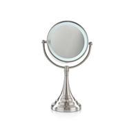 Cordless LED Lighted Pivoting Vanity Mirror