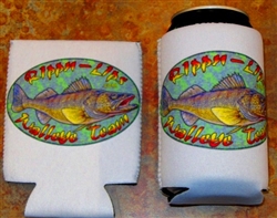 Rippn-Lips can koozie