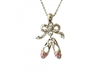 Ballet Slippers Rhinestone Necklace - You Go Girl! Dancewear