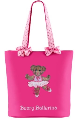 Sassi Designs BBR-01 Beary Ballerina Tote - You Go Girl Dancewear