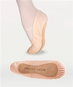 Body Wrappers Child Full Sole Leather Pleated Ballet Slipper - You Go Girl Dancewear!