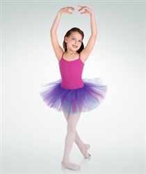 Body Wrappers Tri-Tone Tutu Skirt