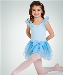 Body Wrappers Child Chiffon Tank Leotard with skirt