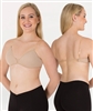 Body Wrappers Deep Plunge Convertible Bra with halter, cross back or normal placement