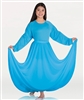 Body Wrappers Women's Praise Dance Circle skirt in Sizes Small to 2X