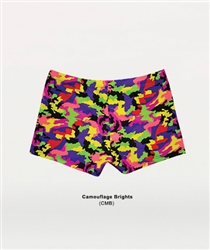 Body Wrappers Camouflage Brights Hot Shorts