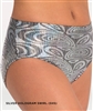 Body Wrappers Adult and Child Silver Hologram Swirl Trendy Dance Brief