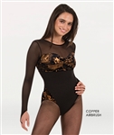 Body Wrappers Shimmering Velvets Leotard