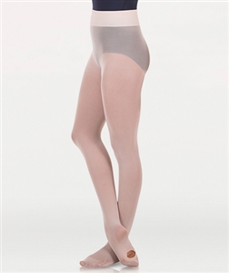 Body Wrappers Adult Convertible Dance Tights with a knit waistband- You Go Girl Dancewear