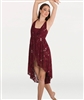 Body Wrappers Sequin Lace Hi-Lo Dance Dress