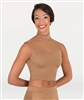 Body Wrappers Tweens Mock Neck Sweetheart Crop Bra