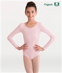 Body Wrappers Girls Organic Cotton Long Sleeve Leotard