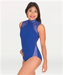 Body Wrappers Tween Mock Neck w/ Open Back Leotard