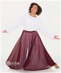 Body Wrappers Womens Twinkle Long Flowing Convertible Skirt