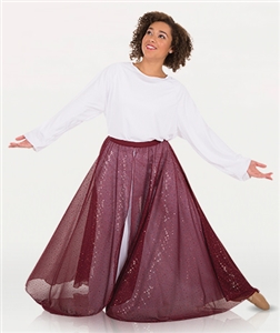 Body Wrappers Womens Twinkle Long Flowing Convertible Skirt
