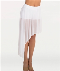 Body Wrappers Adult Side-Dip Asymmetrical Chiffon Skirt