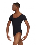 Capezio Mens Tactel Short Sleeve Leotard - You Go Girl Dancewear