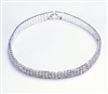 Dasha Extra Length Stretch Rhinestone Choker