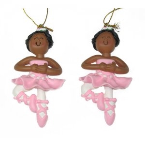 Dasha Set of 2 Balllerina Ornament