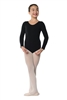 Danshuz Child Long Sleeve Cotton Leotard - You Go Girl Dancewear