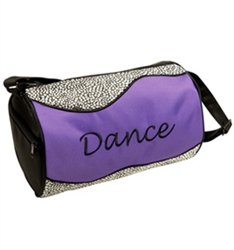 Silver Sizzle Duffle Dance Bag in Purple - You Go Girl Dancewear
