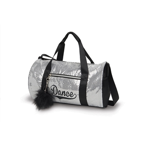 Danshuz Sequin Silver Dance Duffel Bag - You Go Girl Dancewear