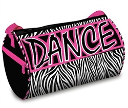 Zebra Dazzle Dance Duffel Bag - You Go Girl Dancewear